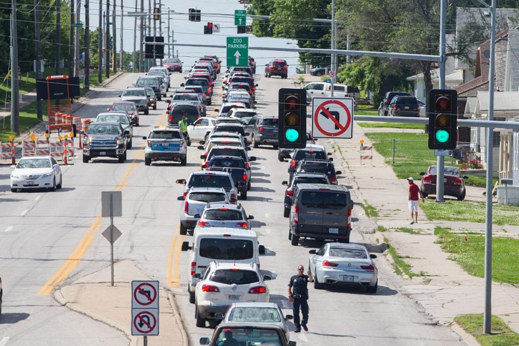 Content image for Traffic Troubles, Reaching the Zoo by Car.